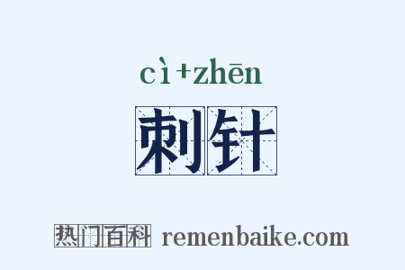 刺针是什么意思的图片